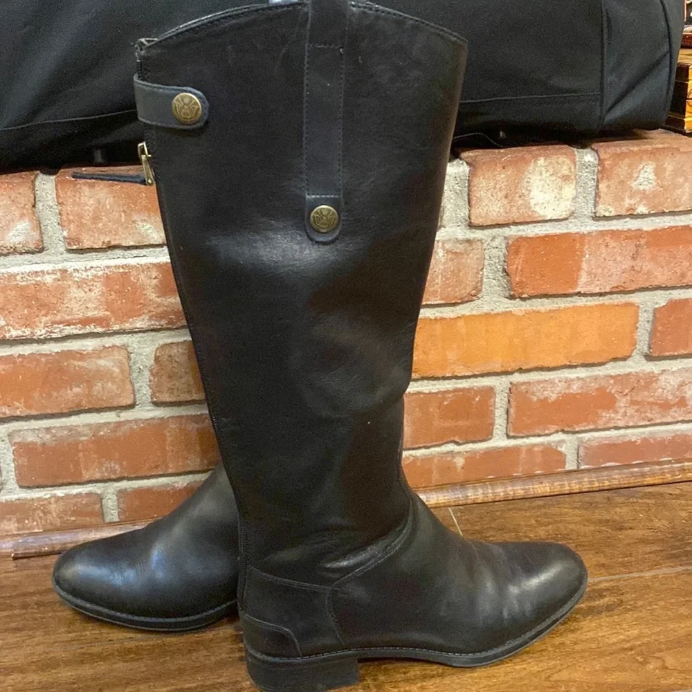 Sam eldeman Black Boots size 7.5